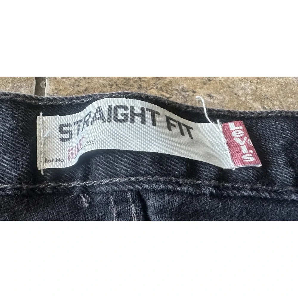 Levi's Men's Black Jeans 42x30 Straight Fit 505 Fit 41X30